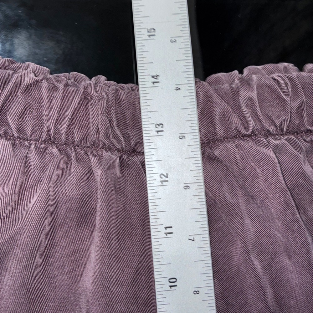 Bryn Walker Casbah Brown Elastic Waist 100% Tencel Wide Leg Pants Women Size M - Picture 7 of 10